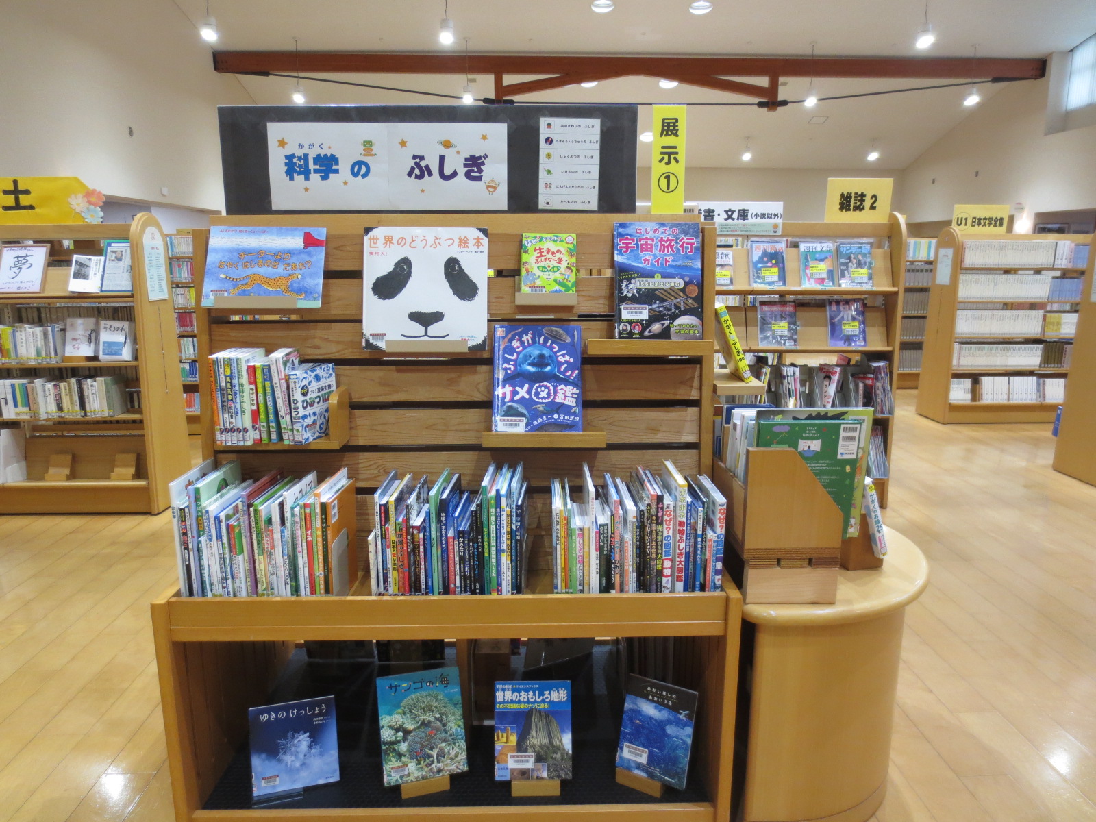 4月の展示「科学の不思議」の画像